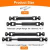 uxcell 2pcs RC Drive Shaft C VD Drive Shaft Metal Universal Replacement Upgrade Parts for 1/10 RC Car 90046 SCX10 95-130mm 118-170mm