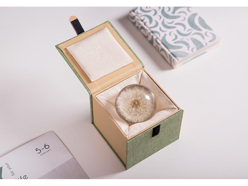 Dandelion & Sunflower Crystal Ball Ornament - High-End Gift for Christmas, Birthday, or Valentine's Day (M2)