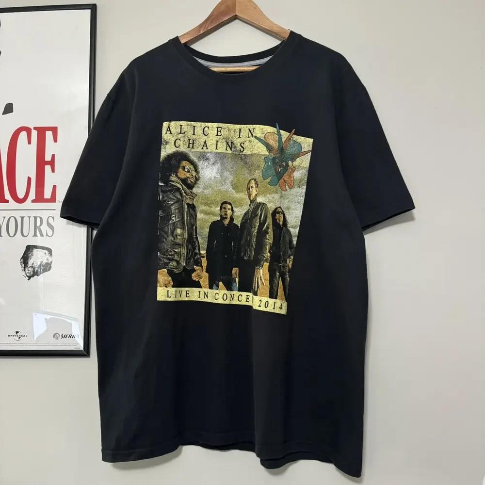 2014 ALICE IN CHAINS LIVE IN CONCERT BAND TEE SHIRT Reprint AN46914 S