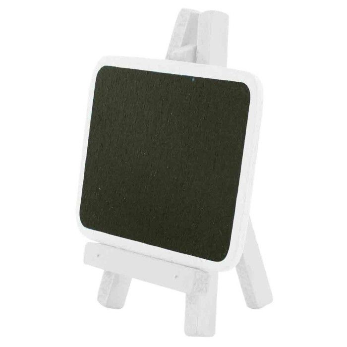 Chevalet et ardoise 6,6x4,5 cm x2 pièces