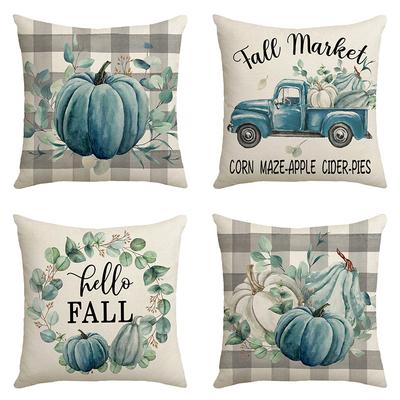 New Autumn Pumpkin Car Linen Pillow Home Furnishings Nordic Sofa Pillow Cover