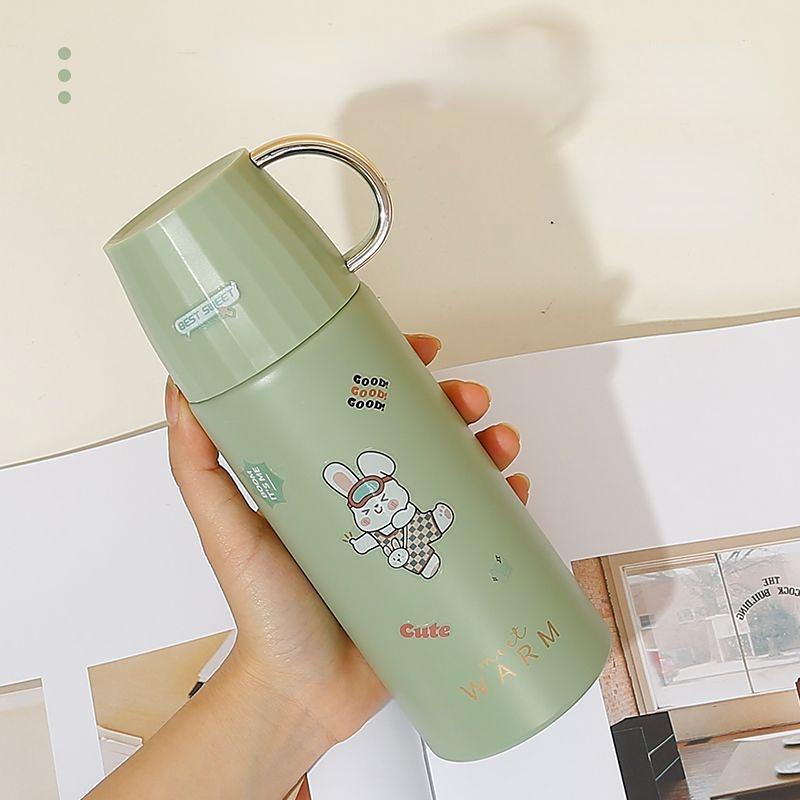 Large Capacity Insulation Cup 500ml Vacuum Flasks Portable Stainless Steel Thermos Cup Water Bottle Travel Tea Mug Office Thermos Cup