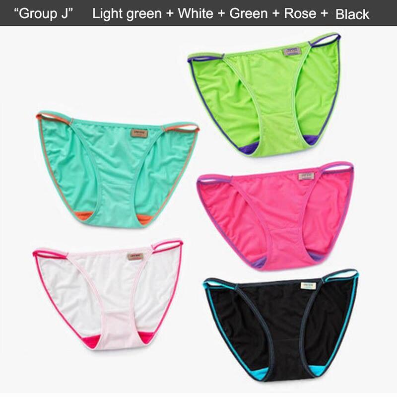 Sexy Damen-Unterwäsche, Höschen, Modal-Slips für Damen, einfarbig, niedriger Bund, G-String, nahtlos, Dessous, Damen-Mädchen-Tanga, 5 Stück
