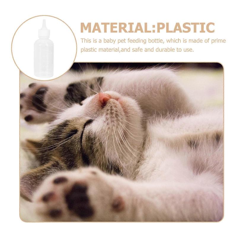 Small Cat Milk Bottles for Feeding 12Pcs Reusable Nursing Bottles for Pets