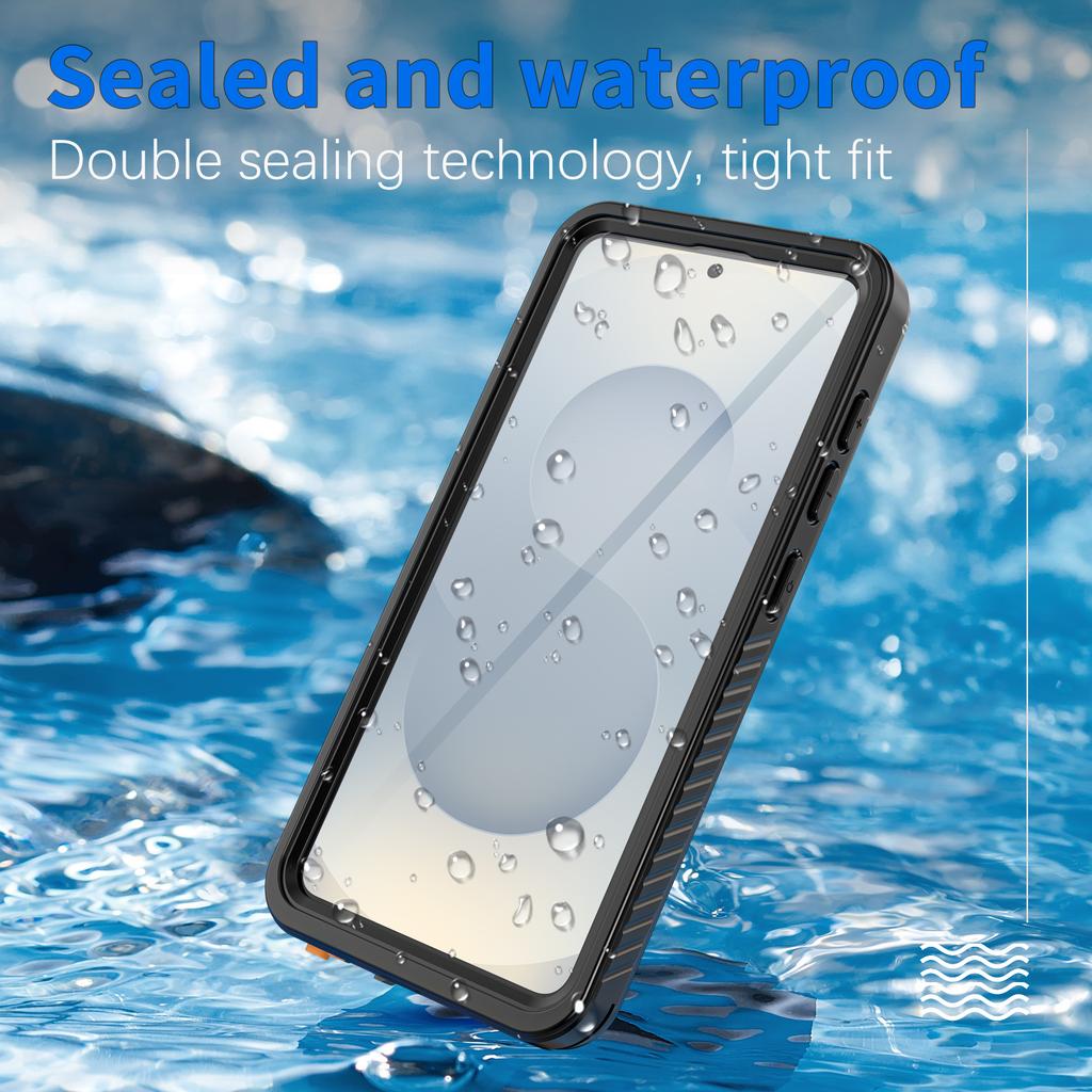 REDPEPPER FS Series For Samsung Galaxy S26 IPX8 Waterproof Case PC TPU PET Clear Magnetic Phone Cover
