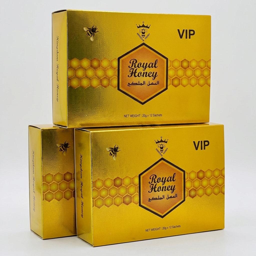Royal Honey Honey Herbal Honey Sachets 12x20g – Natural Honey Blend with Botanical Extracts