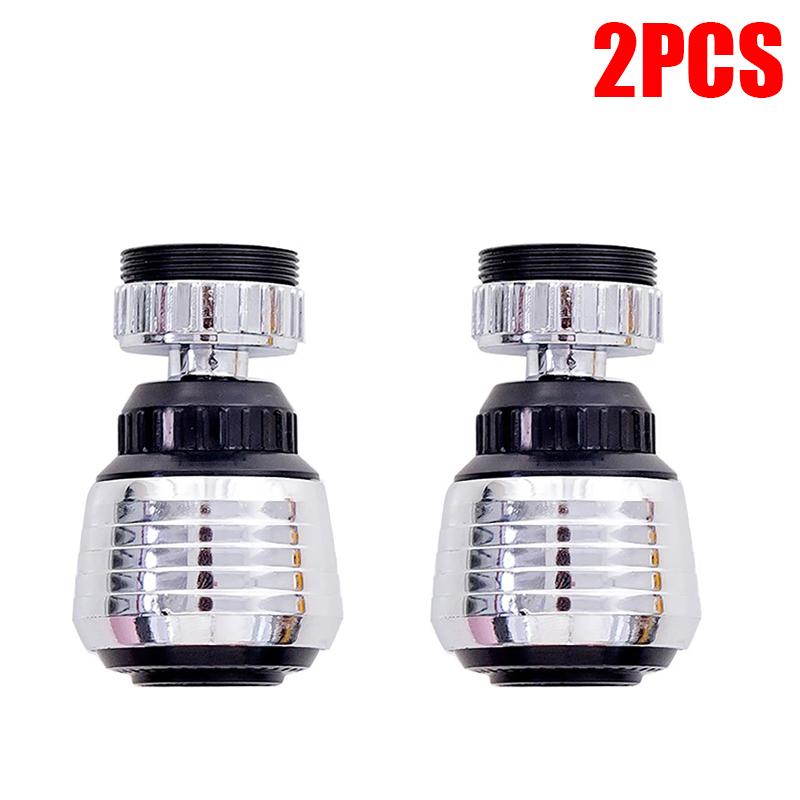 Kitchen Stainless Steel Faucet Sprinkler Water-saving Device Lengthening Rotating Splash Proof Sprinkler Spray Extender Bubbler