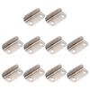 Lock Accessories L-shaped Right Angle Steel 10pcs/set L-shaped Right-angle Seven-character Silver For Office Drawer