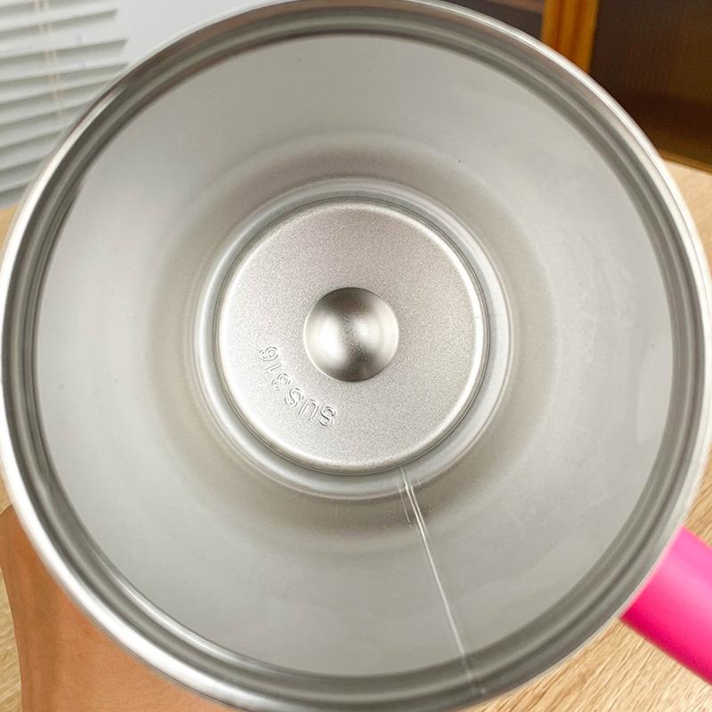 700ML/1.2L Tumbler med Håndtak Lokk Sugerør Søt Katt termokopp Rustfritt Stål Vannflaske Utendørs Reise Bil Kaffekopp Gave