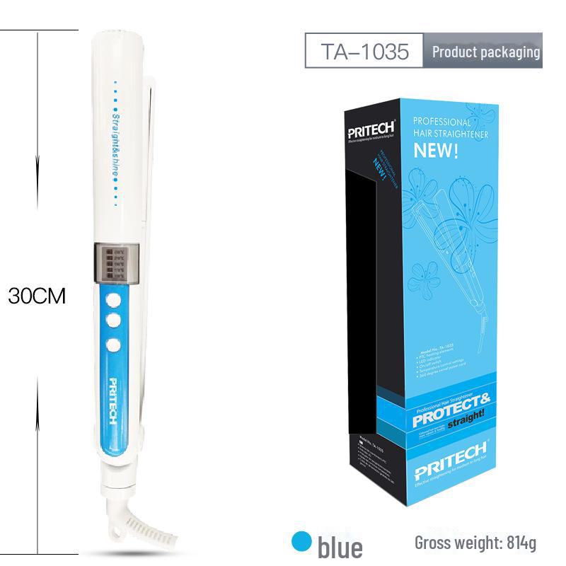 Pritech Ceramic Dual-Use Hair Straightener & Air Bangs Curler