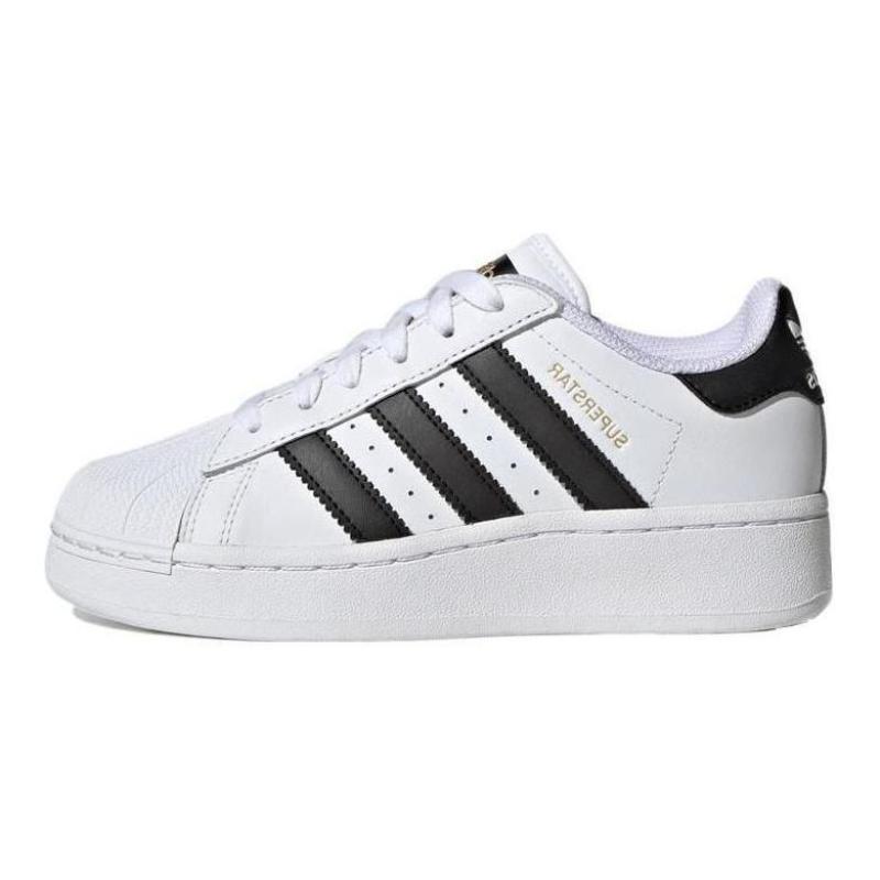 Adidas SUPERSTAR XLG Abrasion Resistant Low top Kids' Skateboarding Shoes White Kids' Sneakers IE6808
