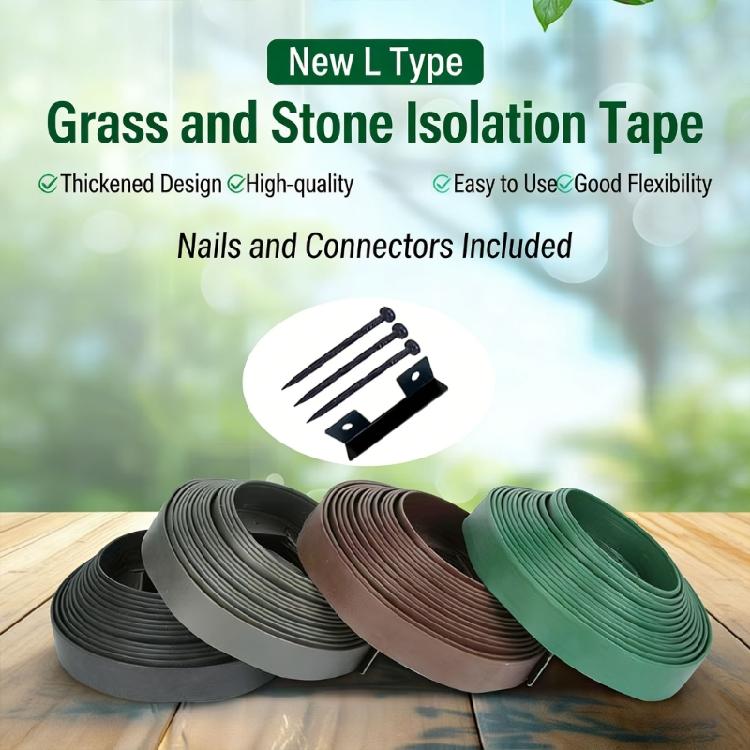 Durability Plastic Landscape Barriers Easy Installation Sun Resistant Landscape Divider for Gardens and Patios