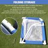 Folding Soccer Goal Portable Aluminum Alloy Football Post Frame Foot Ball Net Set for Kids & Youth Outdoor Soccer Ball Training