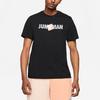 Jordan T Shirts Men's Black Crew Neck Moderate Straight Fit CV3406-011