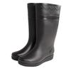 Water Shoes Fashion Long Tube Rain Shoes Extra High Rain Boots Women's Velvet Cotton Flat Bottom Women's Non-slip Rubber Shoes Water Boots Matte
