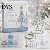 Juegos de Decoraciones Colgantes Navideñas Kit de Adorno de Cuentas para Árbol de Navidad DIY, Juego de Manualidades con Cuentas 3D, Regalos de Manualidades para Aficionados Hecho Fácil para Principiantes con