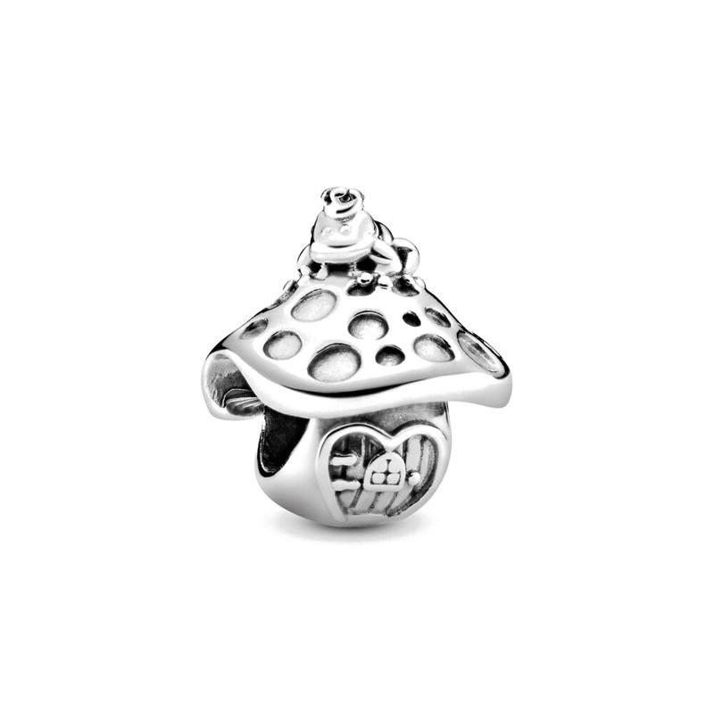 New 925 Silver Angel, Bird, Flower, Cross, Firefly Bead Pendant Beads European Bracelet DIY Accessories Fine Jewelry