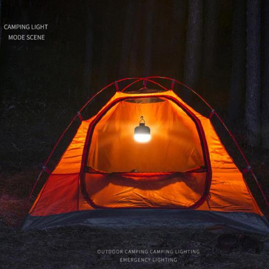 6500K Supersterkt LED Campinglys Oppladbar LED Lommelykt Utendørs Bærbar Lanterne med 3 Lysmoduser