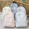 Schoolbag new schoolbag female Korean version ins literary small fresh wind junior high school student backpack large capacity casual backpack
