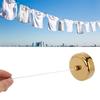 Household Clothesline 304 Stainless Steel Wall Mounted Telescopic Washing Line