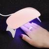 Lampa na nehty Bez černých rukou Dva zdroje světla Rychleschnoucí Nabíjení přes USB 6 LED diod Bezbolestný Nail Phototherapy Machine Dámské potřeby