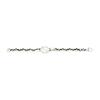 Gucci Verriegelndes doppeltes G mattes 925er Silberarmband Herrenarmband 627068-J8400-0728