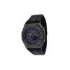 Men Liquid Crystal,Analog Dual Display Series 44mm Blue Watch GA-2100-1A1(Watch3--)