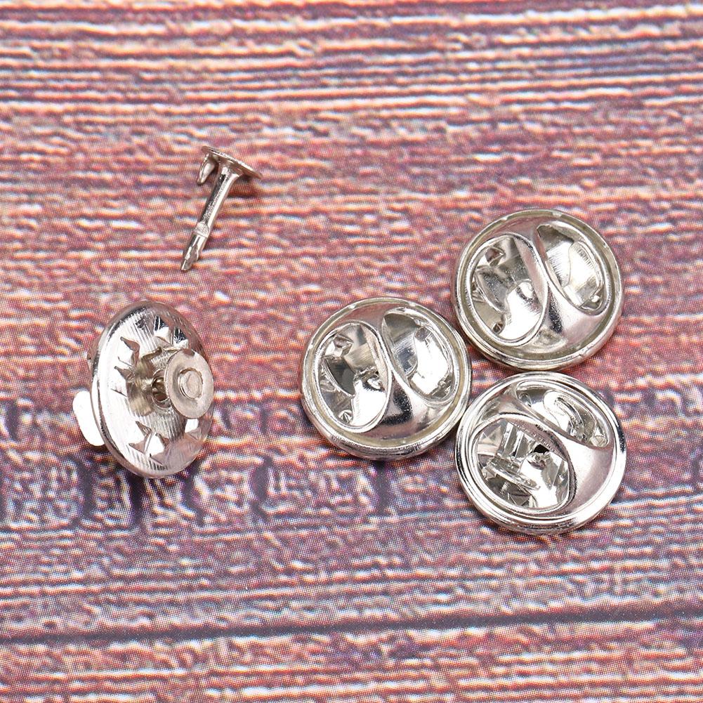 100Pcs/Set Brooch Clasp Tie Tacks Jewelry Findings DIY Crafts Making Accessory