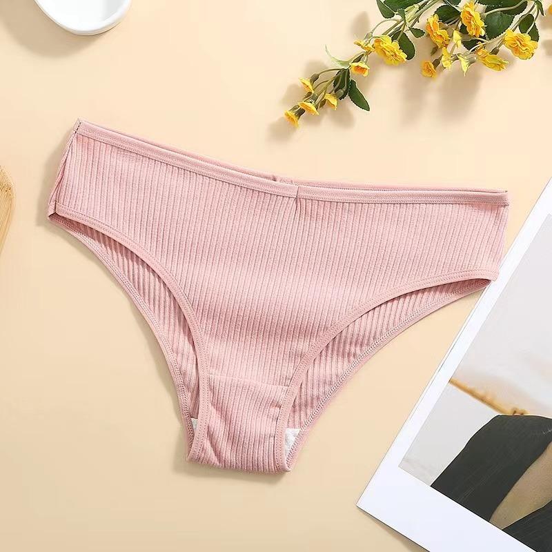 Cotton Panties Women's Comfortable Briefs Waffle Style Underwear Female S-XL Soft Underpants Ladies Panties