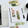 30PCS Slightly Tipsy Greenery Bookmarks Living Room Graffiti Creative Laptop Luggage Skateboard Paper Gifts Cartoon Bookmark