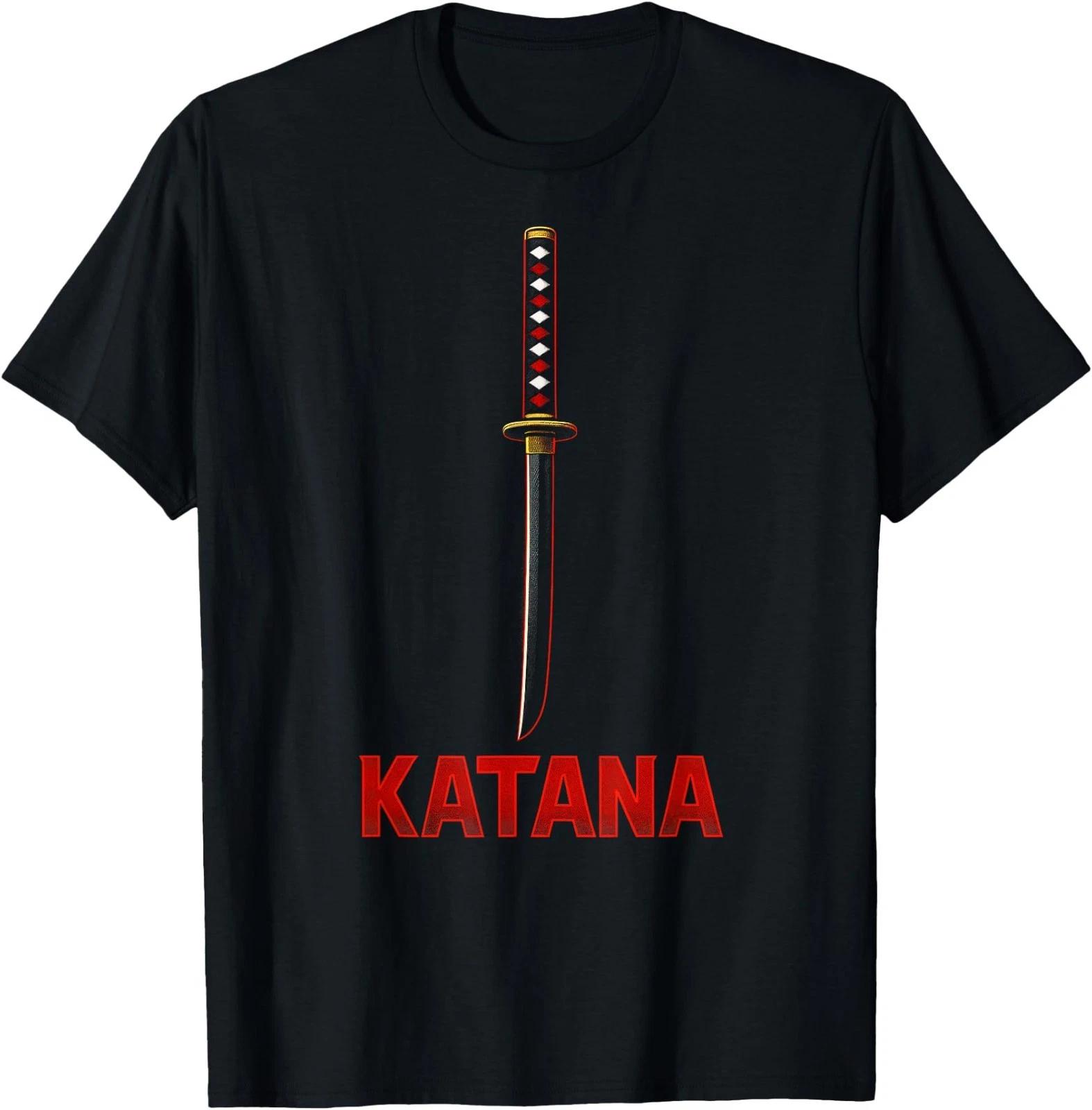 Katana - Samurai Ninja Sword Art T-Shirt L