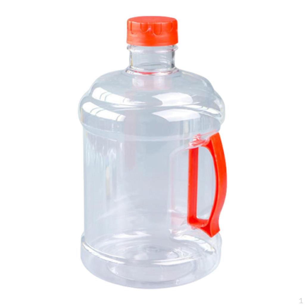 Wiederverwendbarer Wasserflaschenbehälter 2,5L Krug mit leichtem Griff, Aufbewahrungseimer für Wanderung Zeremonie Outdoor