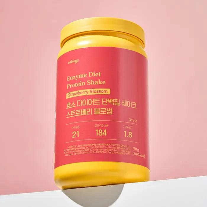 [1+1] Enzyme Diet Protein Protein Shake 750g 6 Flavors Low Sugar Enzyme Protein
