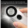 Handheld 40x Magnifying Glass with 2 LED Light Handheld Magnifier Loupe Acrylic Lens Glass Loupe Jewelry Repair Tool