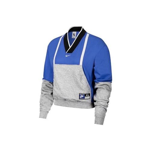 

Nike Women s Casual Sport Colorblock Pullover Hoodie EU M синій/сірий колір