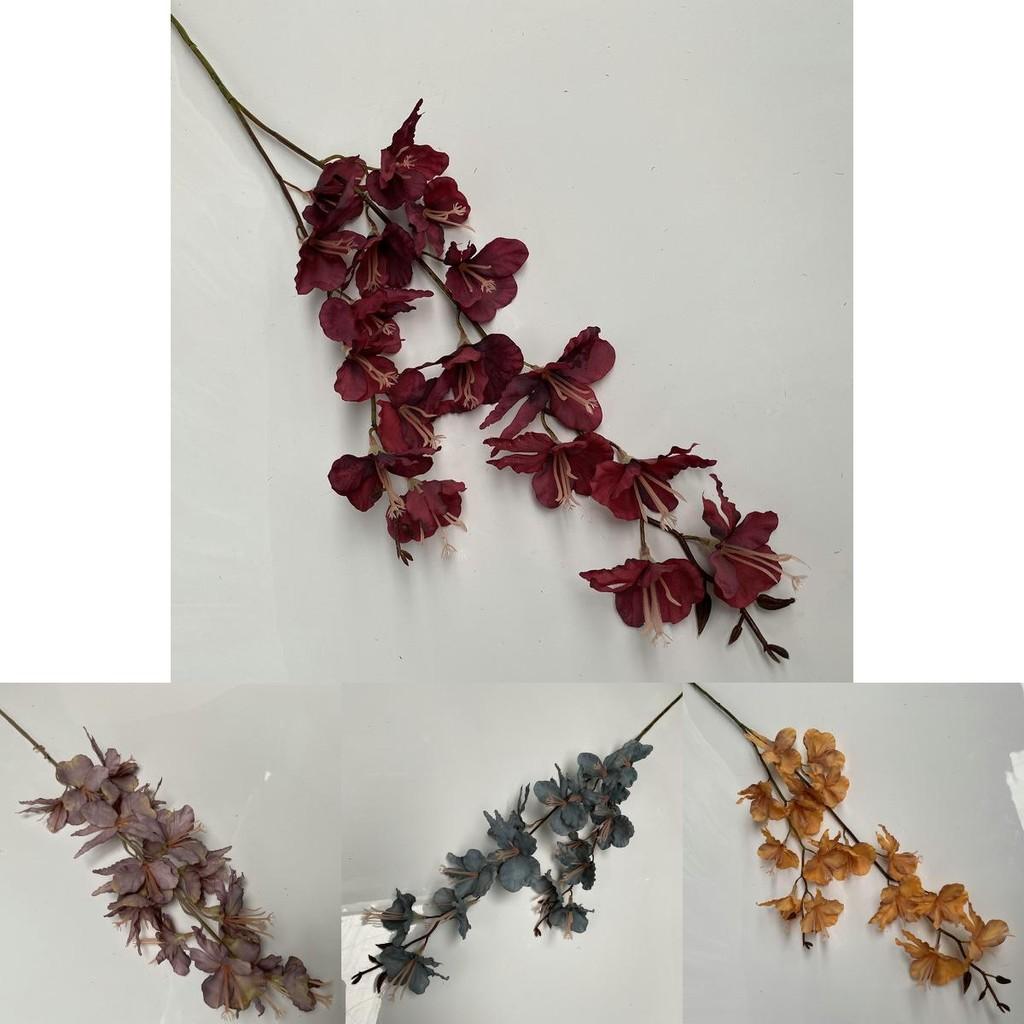 Artificial Silk Orchid Long Beard Design Wedding Home Decor Floral Arrangement Photography