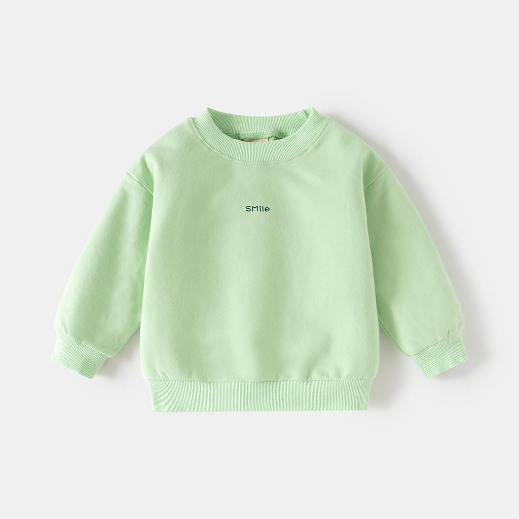 Children's Crew Neck Sweater Autumn New Korean Version of Boys and Girls Sweater Baby Printed Top Children's Clothing