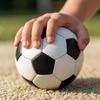 12er Set PU-Leder Sitzsack Fußballmuster Langlebig Weiche Füllung Indoor Outdoor Spielzubehör