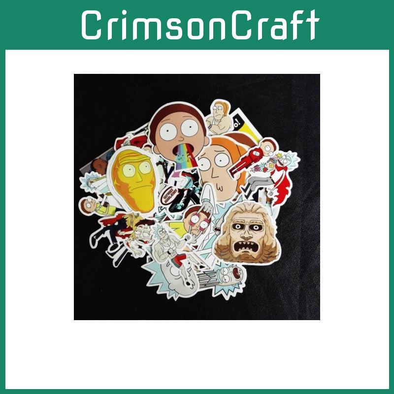 Hochwertige 35 Stück Rick And Morty Autoaufkleber Abziehbild Stil Charakter Dekoration Papier Heiß