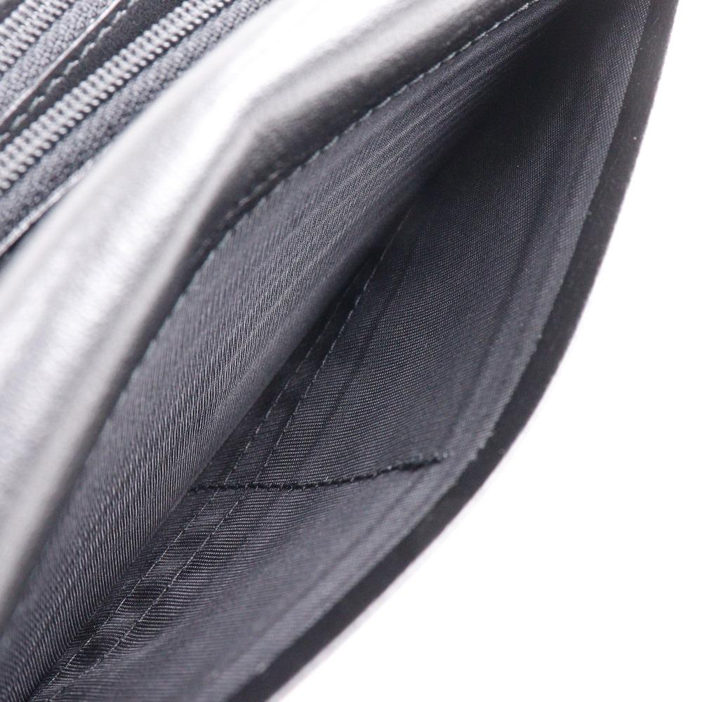 Salvatore Ferragamo Purse Black Calfskin Unisex Used