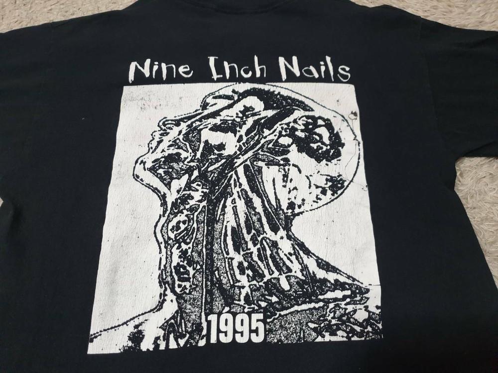 Concert Nine Inch Nails Band Shirt Black Short Sleeve Unisex S-4XL
