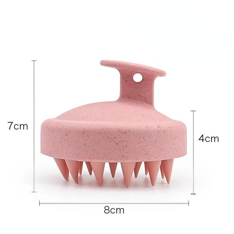 Silicone Head Hair Massage Shower Brushes Body Scalp Massage Brush Comb Bath Shampoo Washing Brush Hair Body Care Tool Shower Accessories