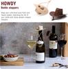 2-Pack Cowboy Hat Wine Stoppers – Fun Silicone Bottle Stoppers Keep Wine Fresh – Novelty Kitchen Gadgets & Cute Wine Accessories