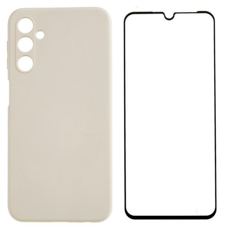 For Samsung Galaxy A34 5G Case TPU Precise Cutout Phone Cover with Screen Film