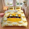 3Pcs Adventure Time Cupcakes Bedding Set Quilt Cover Pillowcase Home Christmas Xmas Halloween Gift 1 Duvet Cover 2 Pillowcase M929160
