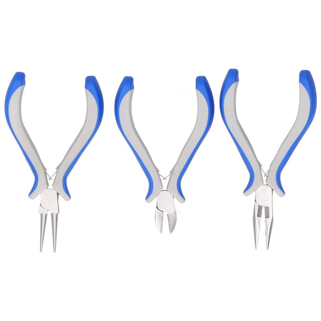 Tångsats Rund och Spetsig Bärbar Smyckestillverkning Handskärning Lindning Klämverktyg