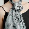 New 100% Mulberry Silk Lightweight Chiffon Fashionable High-end Drift Ribbon Women's Versatile Silk Scarf