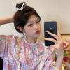 Blue Plaid Lace Hair Ribbon - Gentle On Hair, Cute Ballet Style for Girls
