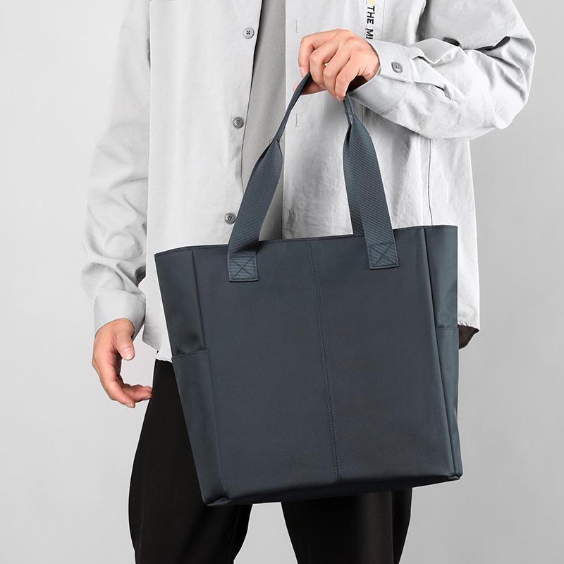 Herren Umhängetasche Einfarbig Handtasche Große Kapazität Nylon Tragetasche