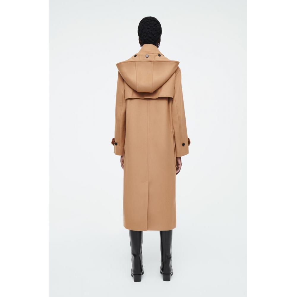 Cos Japan Hooded Wool Duffle Coat